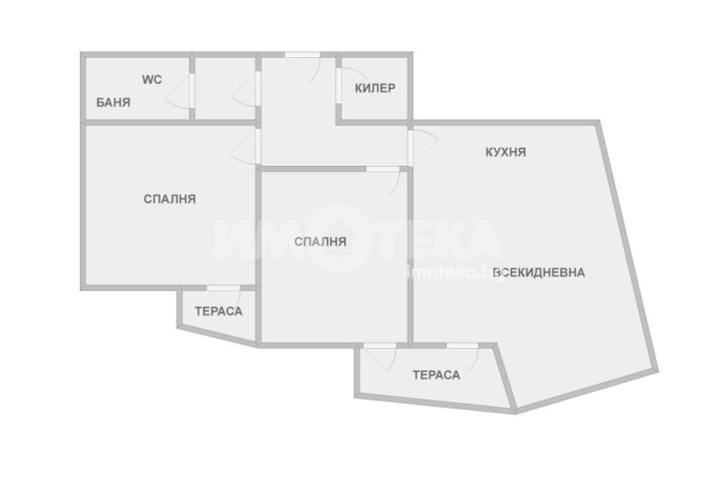 Zu verkaufen  2 Schlafzimmer Warna , Operata , 91 qm | 36655653 - Bild [2]