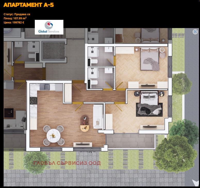 Zu verkaufen  2 Schlafzimmer Sofia , Ljulin 9 , 108 qm | 19810692 - Bild [2]