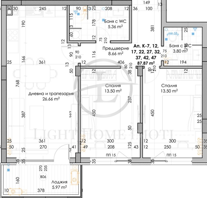 Satılık  2 yatak odası Plovdiv , Kyuçuk Parij , 107 metrekare | 90805806 - görüntü [3]