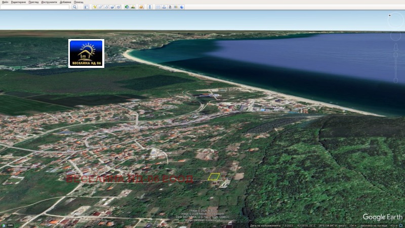 Продава ПАРЦЕЛ, с. Кранево, област Добрич, снимка 3 - Парцели - 53516454