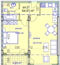 Продава  2-стаен град София , Манастирски ливади , 79 кв.м | 48577833 - изображение [7]