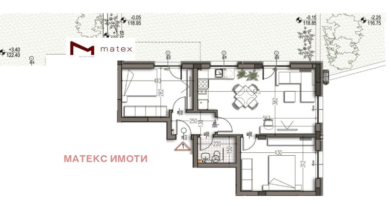 For Sale  2 bedroom Varna , Izgrev , 86 sq.m | 41265235 - image [2]