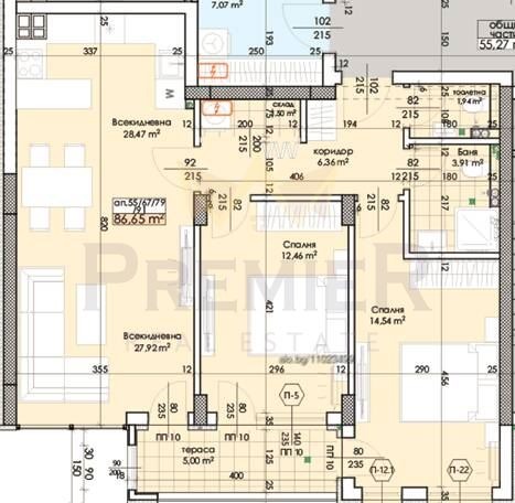 Продава 3-СТАЕН, гр. Пловдив, Тракия