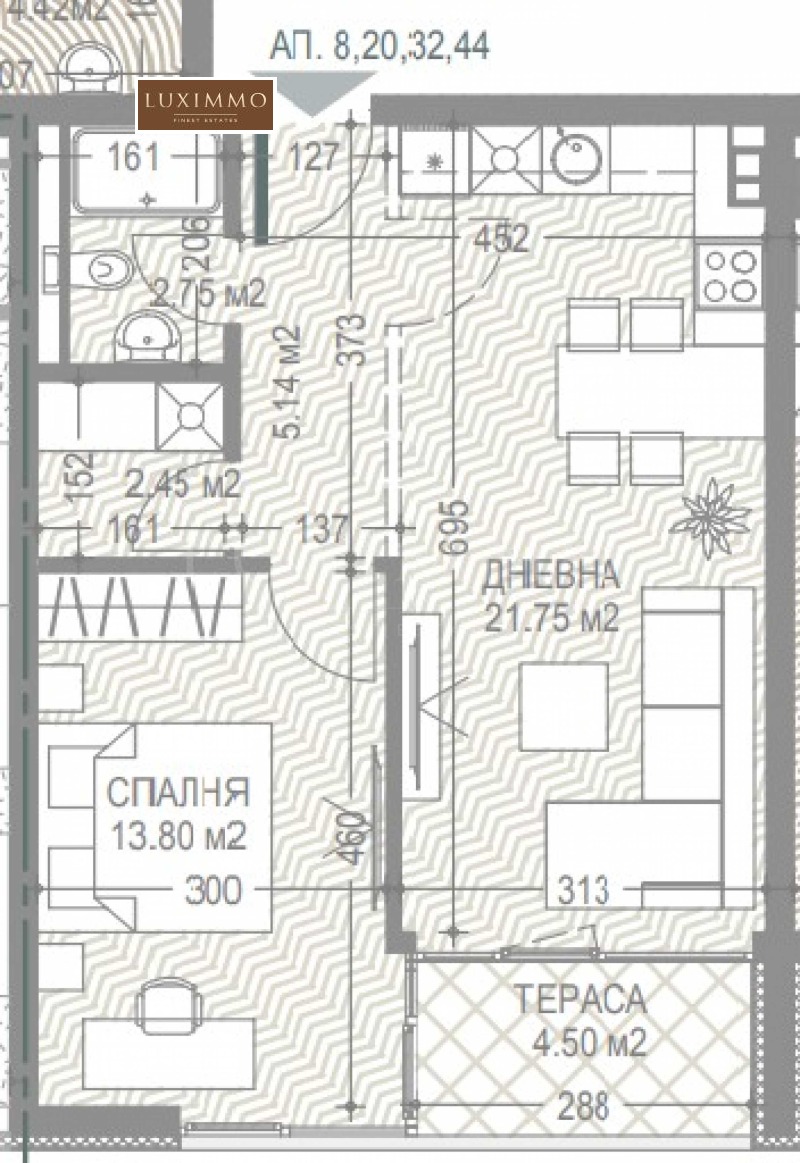 Продава  2-стаен град София , Малинова долина , 77 кв.м | 78107750 - изображение [3]