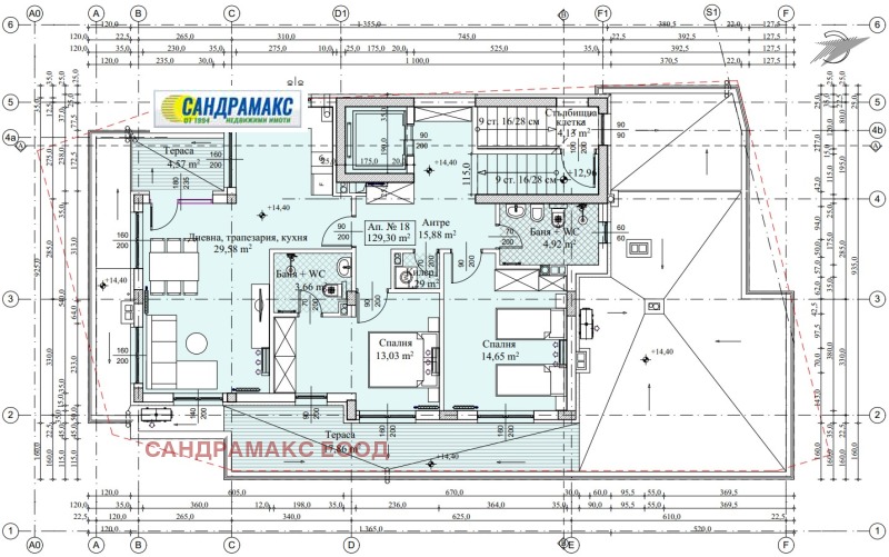 Продава 3-СТАЕН, гр. София, Малинова долина, снимка 2 - Aпартаменти - 46907548