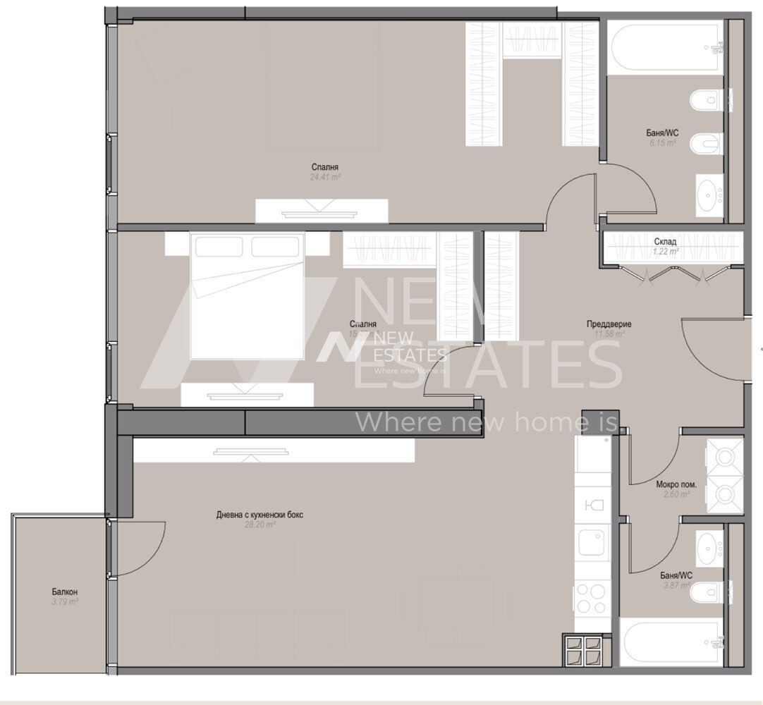Продава 3-СТАЕН, гр. София, Оборище, снимка 14 - Апартаменти - 55404734