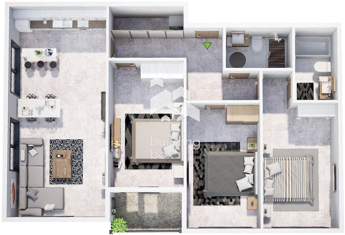 Продава 4-СТАЕН, гр. Пловдив, Христо Смирненски, снимка 3 - Апартаменти - 55118449
