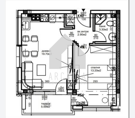 Продава 2-СТАЕН, гр. Пловдив, Остромила, снимка 7 - Апартаменти - 54600655