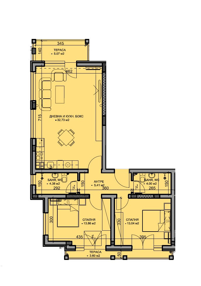 En venta  2 dormitorios Plovdiv , Jristo Smirnenski , 125 metros cuadrados | 26062897 - imagen [8]