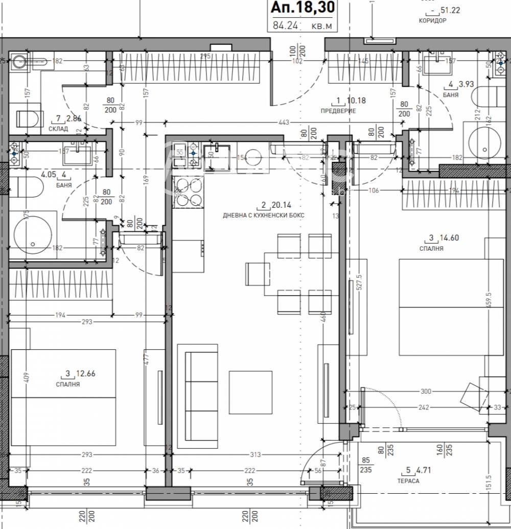 Продава 3-СТАЕН, гр. София, Малинова долина, снимка 2 - Апартаменти - 54602644