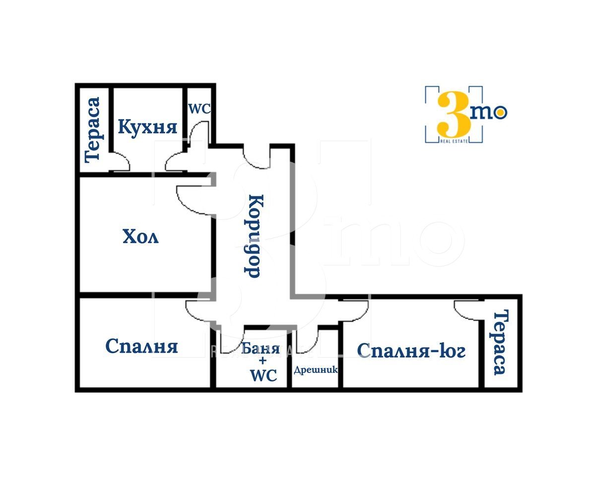 Продава 3-СТАЕН, гр. София, Банишора, снимка 9 - Апартаменти - 56297270