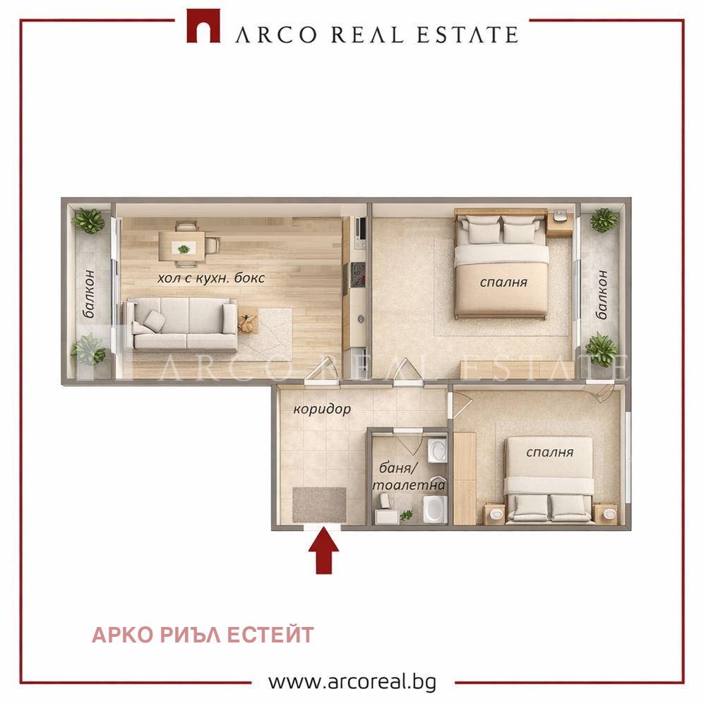 Продава 3-СТАЕН, гр. София, Толстой, снимка 12 - Апартаменти - 53737912