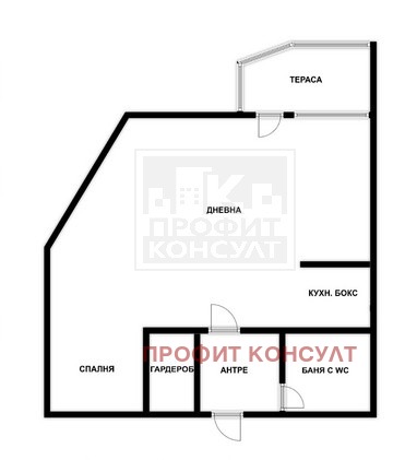 Продава 1-СТАЕН, гр. Велико Търново, Картала, снимка 13 - Апартаменти - 55439568