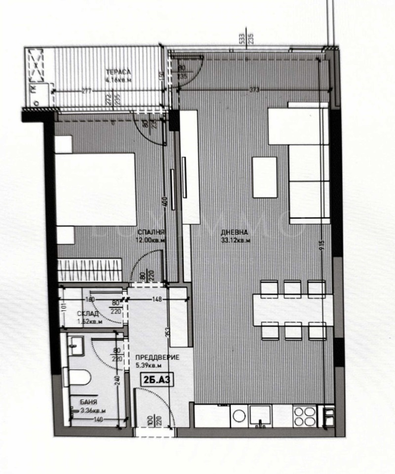 Продава 2-СТАЕН, гр. София, Манастирски ливади, снимка 3 - Апартаменти - 52157694