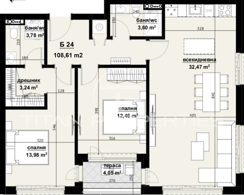 Продава 3-СТАЕН, гр. Бургас, Изгрев, снимка 12 - Aпартаменти - 47462013