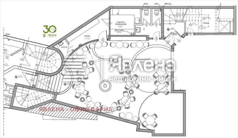 Na prodej  Bar; Kavárna Varna , Centar , 160 m2 | 22925201 - obraz [9]