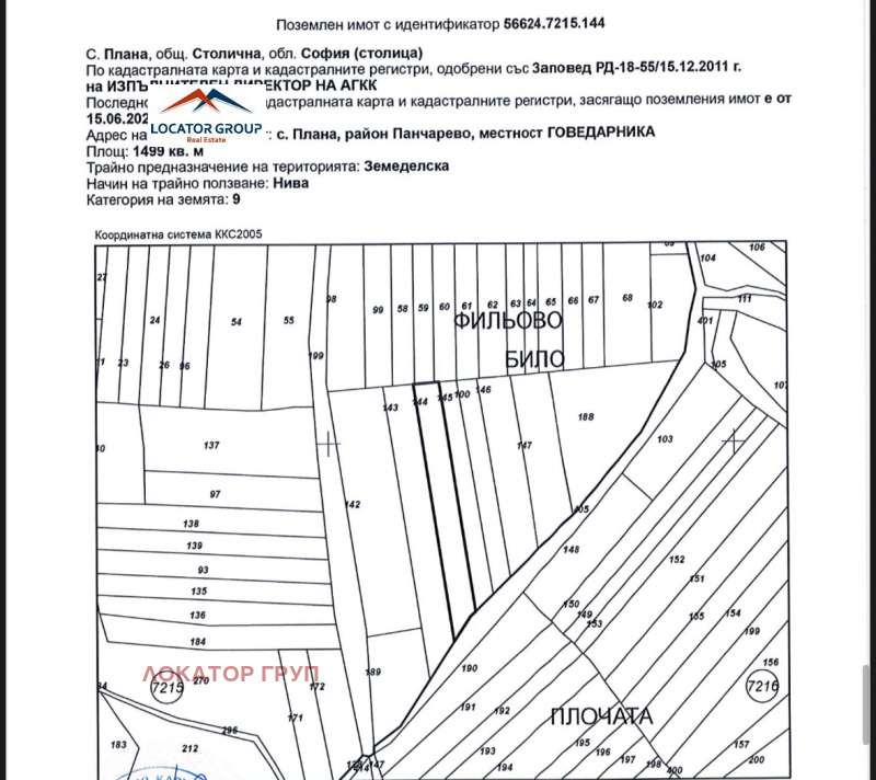 На продаж  Сюжет София , Плана , 25200 кв.м | 84138955 - зображення [5]
