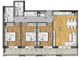 Mais de 3 quartos Hristo Smirnenski, Plovdiv