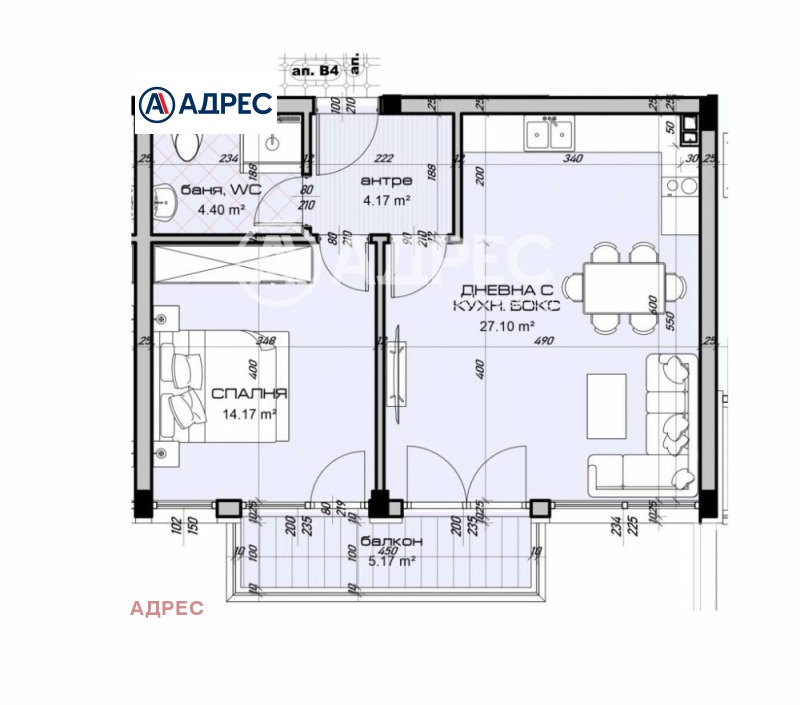 Продава 2-СТАЕН, гр. Варна, Виница, снимка 3 - Aпартаменти - 47556256