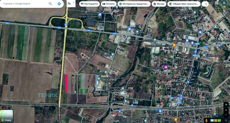 Till salu  Komplott Plovdiv , Pestjersko sjose , 6048 kvm | 23424423 - bild [2]
