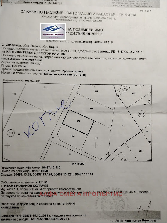 Na prodej  Spiknutí Varna , Zvezdica , 600 m2 | 86085777