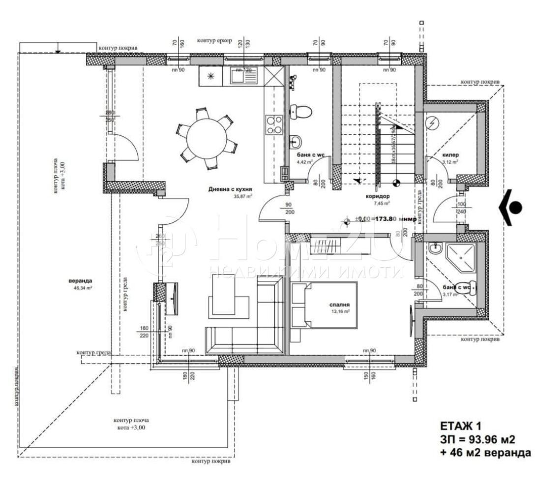 Продава КЪЩА, с. Приселци, област Варна, снимка 6 - Къщи - 56459345