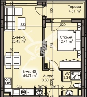 1 dormitorio Izgrev, Burgas 2