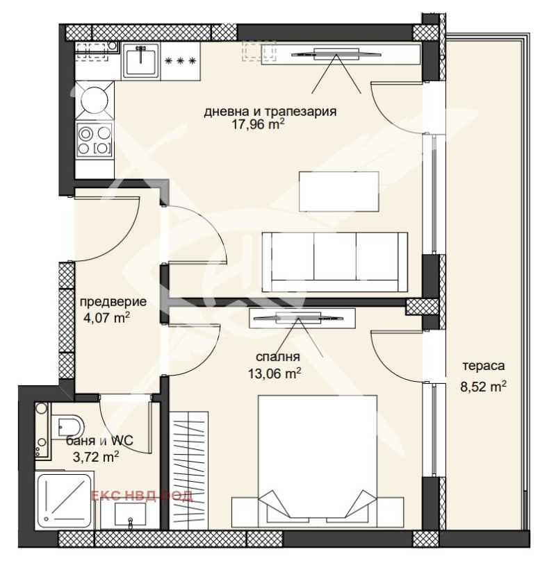 Продава  2-стаен град Пловдив , Христо Смирненски , 71 кв.м | 59784531