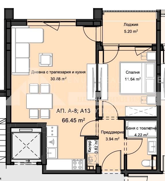 À venda  1 quarto Plovdiv , Ostromila , 73 m² | 66171233 - imagem [2]