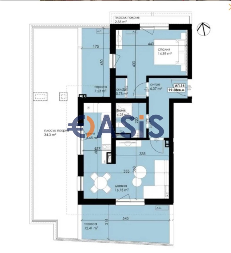 Продава 2-СТАЕН, гр. Созопол, област Бургас, снимка 2 - Апартаменти - 52559759