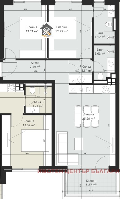 Zu verkaufen  2 Schlafzimmer Sofia , Malinowa dolina , 105 qm | 81627483