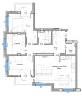 Продава  Многостаен град Пловдив , Коматево , 105 кв.м | 62205219 - изображение [9]