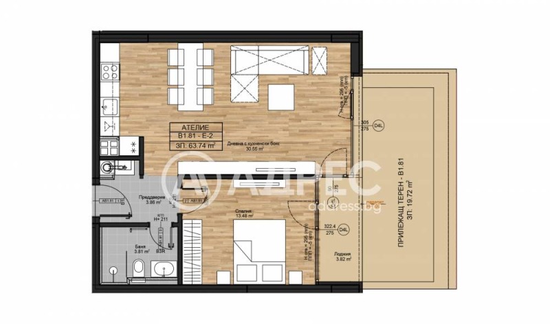 À venda  1 quarto Sofia , Boiana , 76 m² | 39005411 - imagem [4]