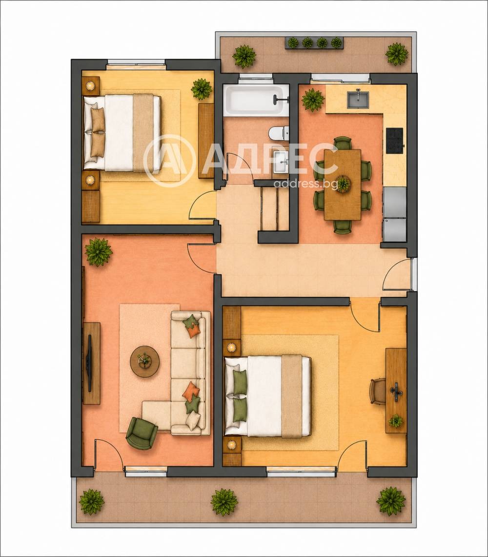 Продава 3-СТАЕН, гр. София, Лозенец, снимка 3 - Апартаменти - 55836599