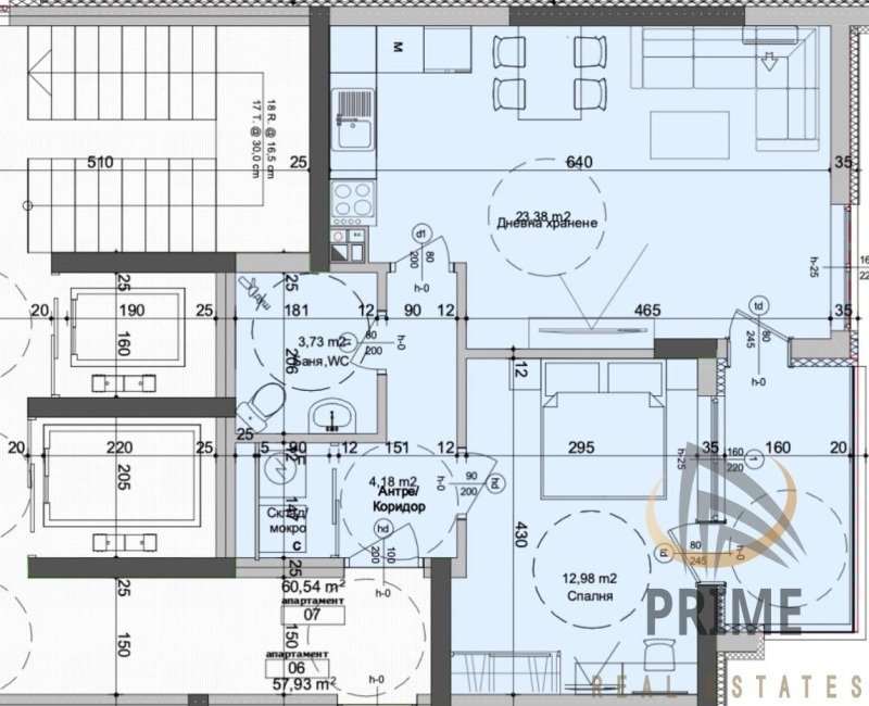 Te koop  1 slaapkamer Burgas , Slavejkov , 71 m² | 61409997
