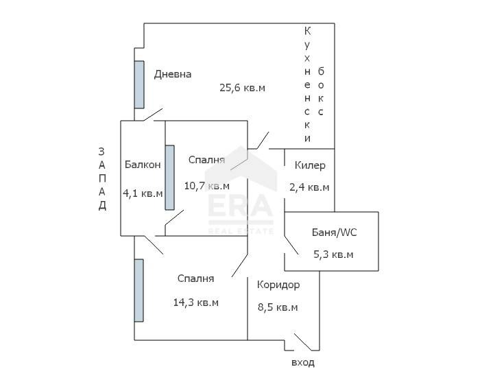 Продава 3-СТАЕН, гр. Варна, Център, снимка 4 - Апартаменти - 55059820