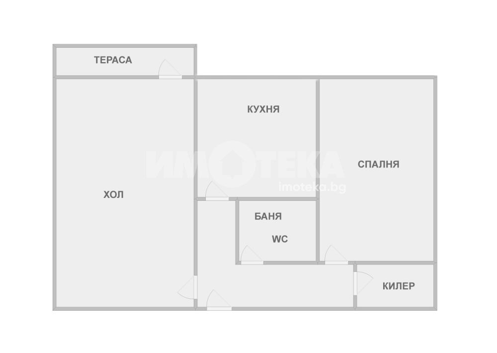 Продава 2-СТАЕН, гр. Варна, Чаталджа, снимка 5 - Апартаменти - 55279817