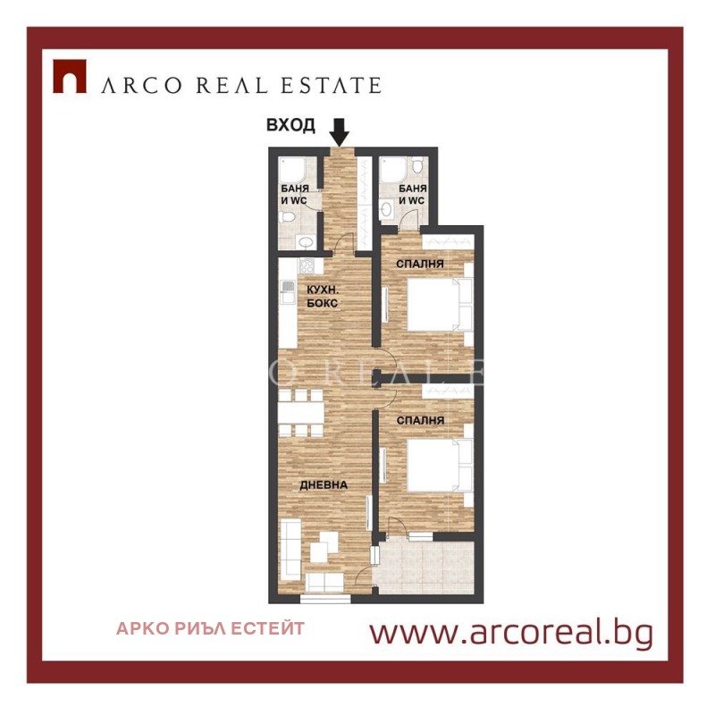 In vendita  2 camere da letto Sofia , Krastova vada , 99 mq | 27297880 - Immagine [8]
