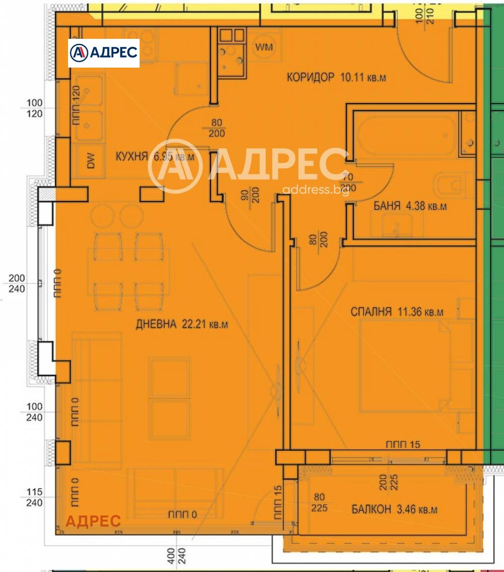 Продава 2-СТАЕН, гр. Варна, к.к. Св.Св. Константин и Елена, снимка 5 - Апартаменти - 53776881