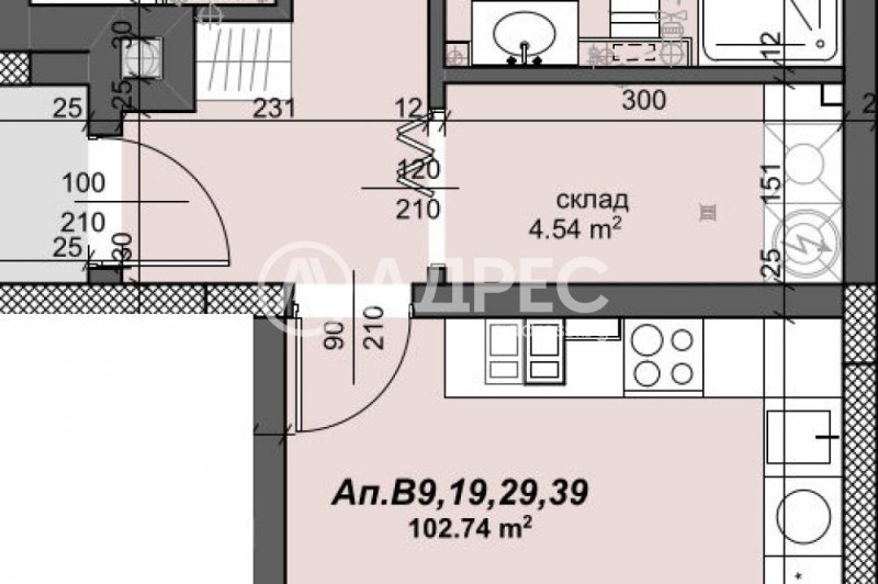 Myytävänä  2 makuuhuonetta Plovdiv , Trakija , 122 neliömetriä | 91503778 - kuva [5]