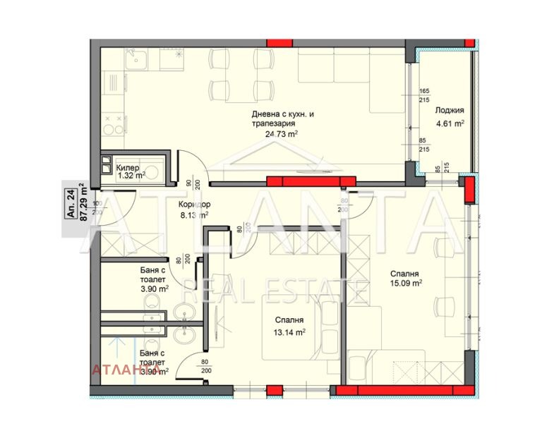 Продается  2 спальни Варна , Аспарухово , 99 кв.м | 85604206
