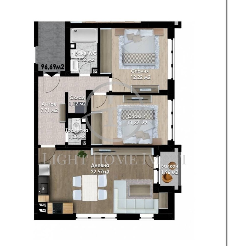 Продава  3-стаен град Пловдив , Южен , 97 кв.м | 76249673 - изображение [15]