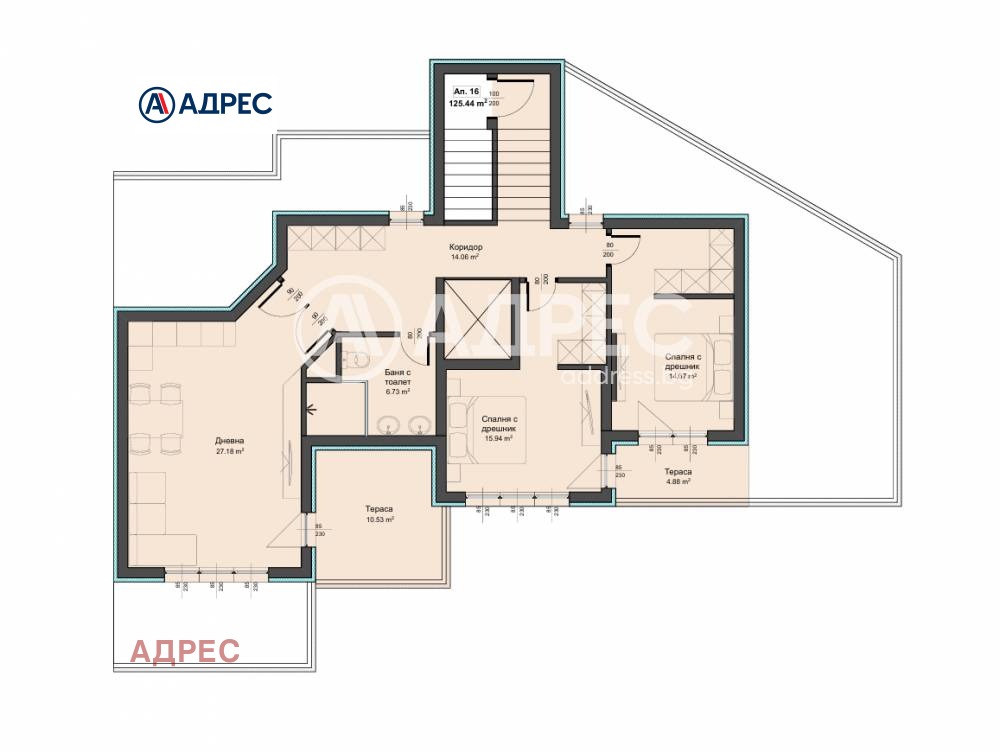 Продава 3-СТАЕН, гр. Варна, Аспарухово, снимка 2 - Апартаменти - 54821581