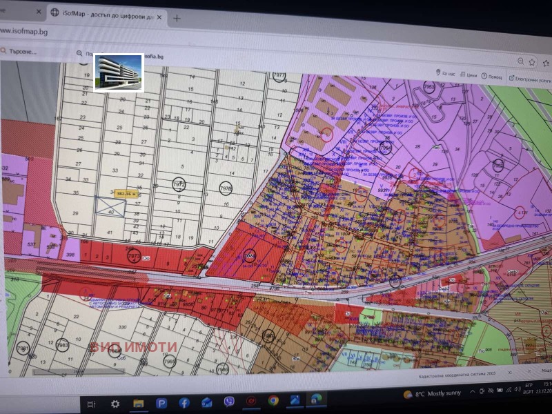 Продава ПАРЦЕЛ в град София, с. Долни Богров - 2372 кв.м / 47 440 € » 92 784.58 лв., ВИП ИМОТИ
