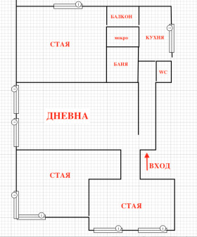 Етаж от къща град София, Яворов 4