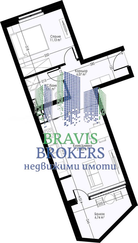 À venda  1 quarto Varna , Vazrajdane 1 , 75 m² | 17577852 - imagem [2]