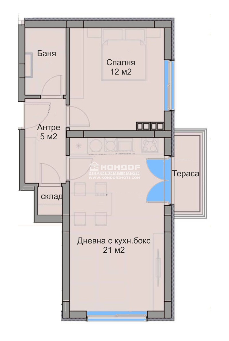 Продава 2-СТАЕН, гр. Пловдив, Христо Смирненски, снимка 12 - Апартаменти - 52535716
