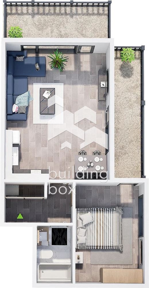 Продава 2-СТАЕН, гр. Пловдив, Христо Смирненски, снимка 3 - Апартаменти - 56199895