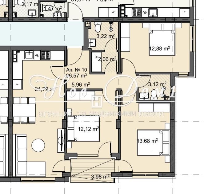 Продава  4-стаен град София , Малинова долина , 112 кв.м | 42935727 - изображение [9]
