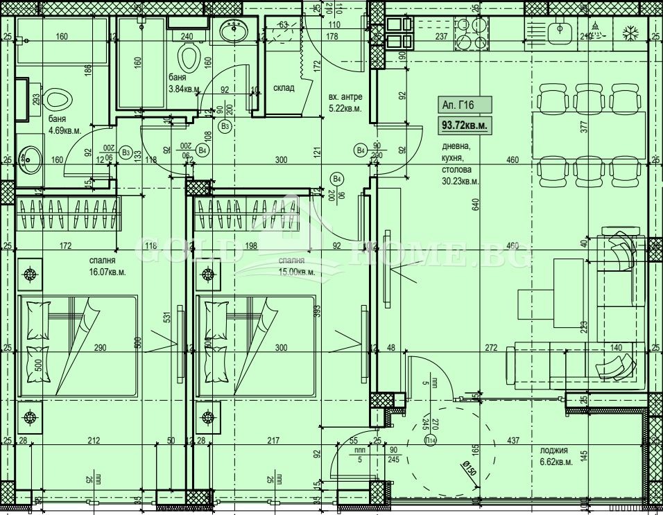 Продава 3-СТАЕН, гр. Пловдив, Христо Смирненски, снимка 3 - Апартаменти - 54201288